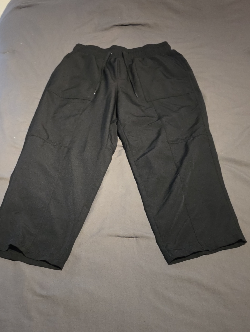 Mondetta Black Women's Drawstring Track Pants